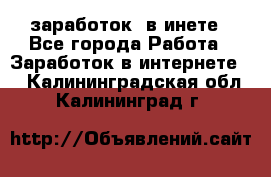  заработок  в инете - Все города Работа » Заработок в интернете   . Калининградская обл.,Калининград г.